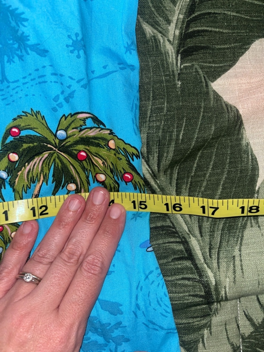 Turquoise Tropical Print Women's Swim Coverup Dress - Picture 11 of 13